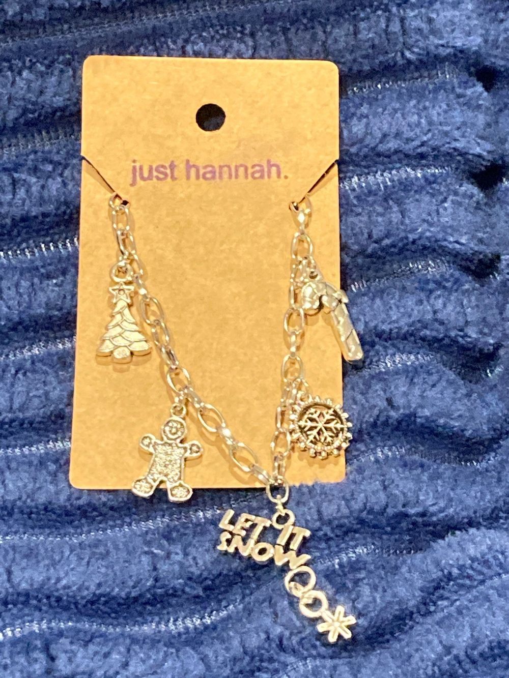 Christmas charm handmade bracelet